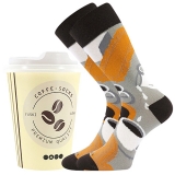 LONKA pánské ponožky Coffee socks-4