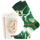 LONKA dámské ponožky Tea socks zelený čaj