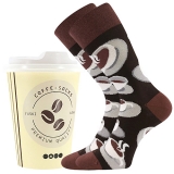 LONKA dámské ponožky Coffee socks-1