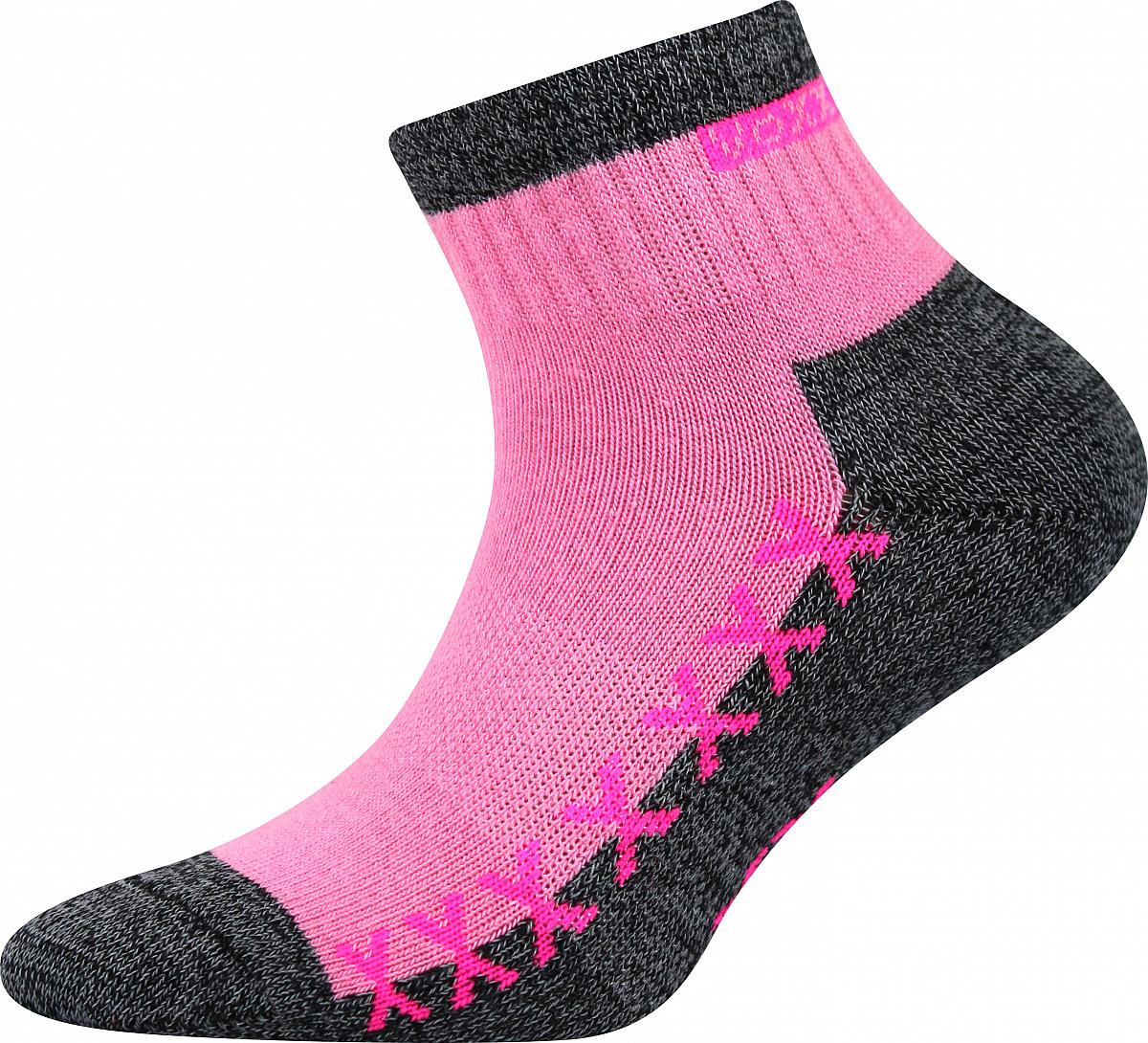 VoXX dívčí ponožky Vectorík světle růžová