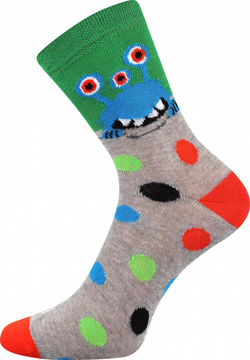 LONKA chlapecké ponožky Ufonek zelená