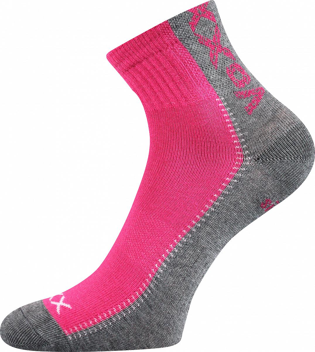 VoXX dívčí ponožky Revoltík tmavě růžová