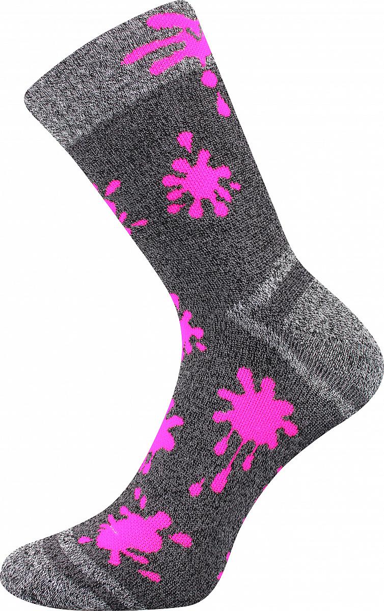 VoXX dívčí froté ponožky Hawkik tmavě růžová