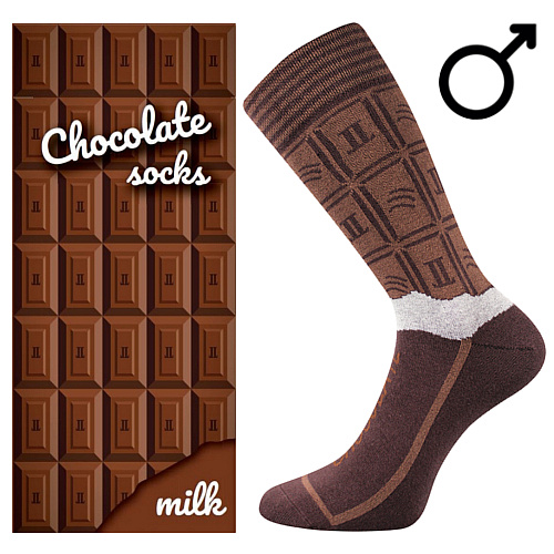 LONKA pánské ponožky Chocolate milk