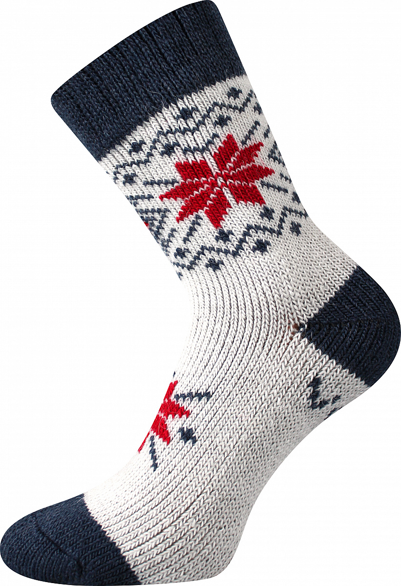 VoXX merino ponožky Alta-A modročervená