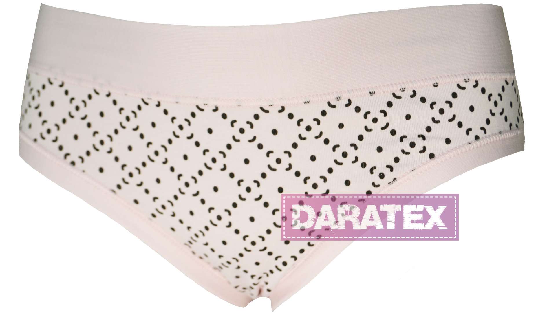 LOVELYGIRL dámské kalhotky D4236-2 růžová puntíčky