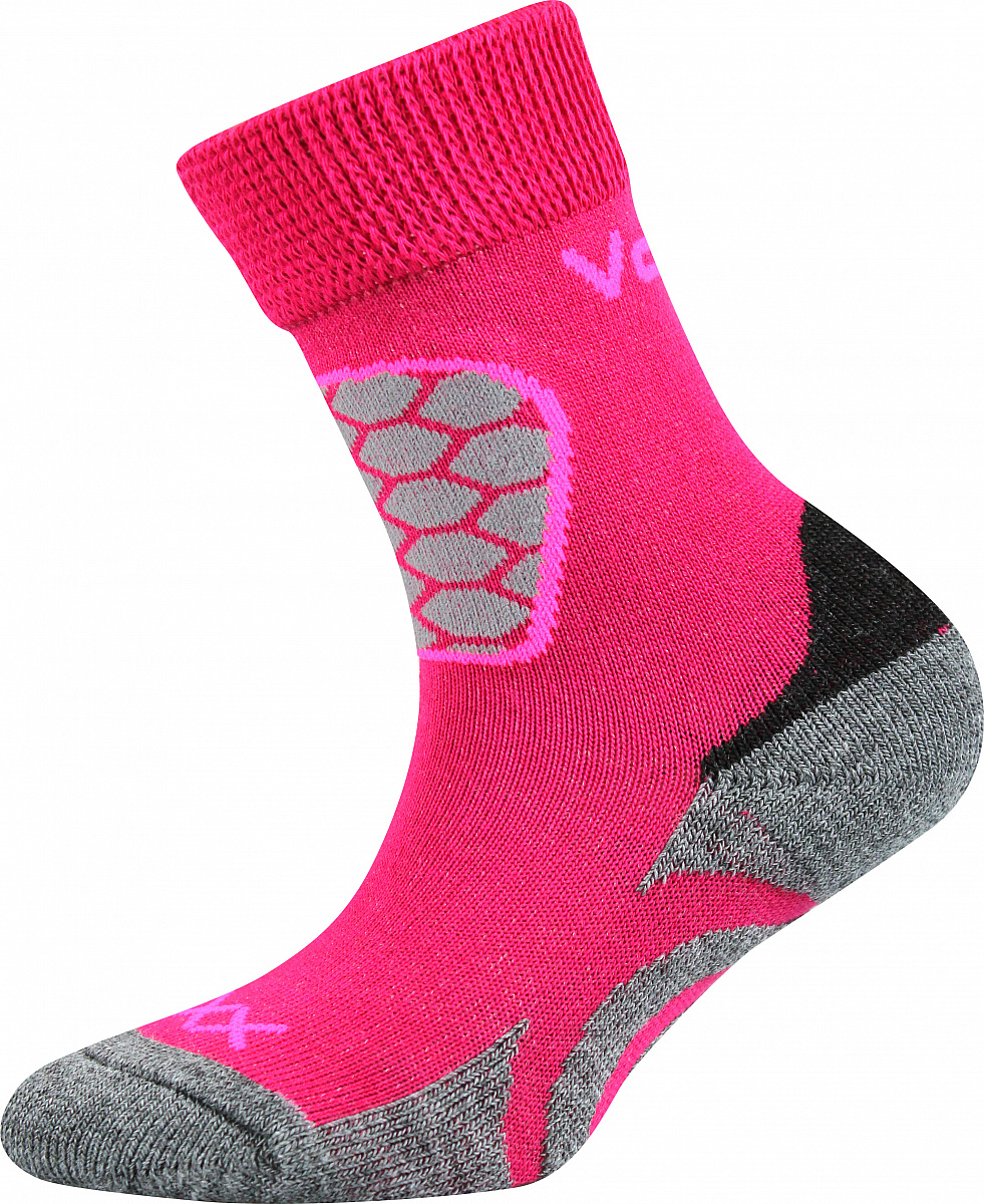 VoXX dívčí ponožky Solaxik tmavě růžová