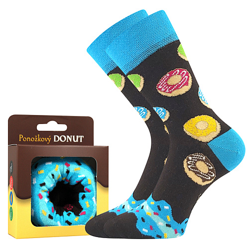 BOMA dámské ponožky Donut-5a modrá