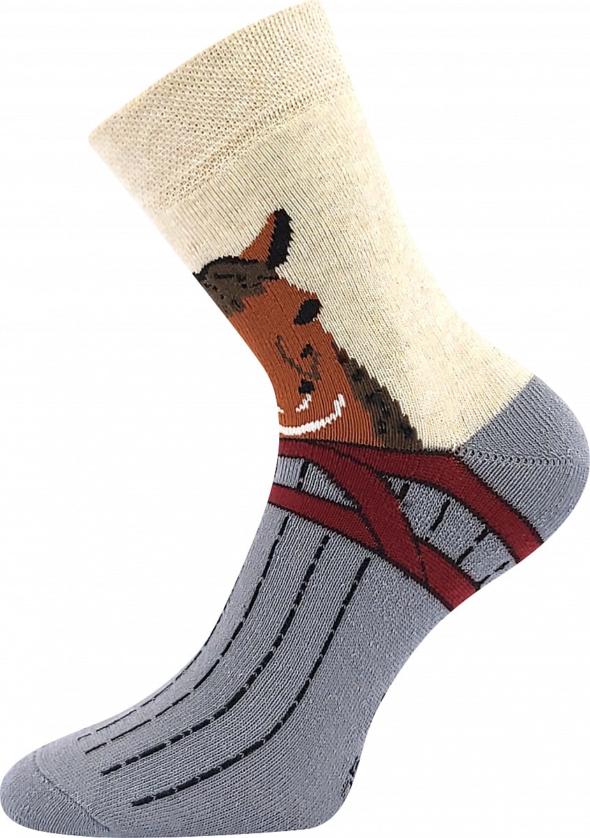 BOMA froté dívčí ponožky Sibiř-B koník