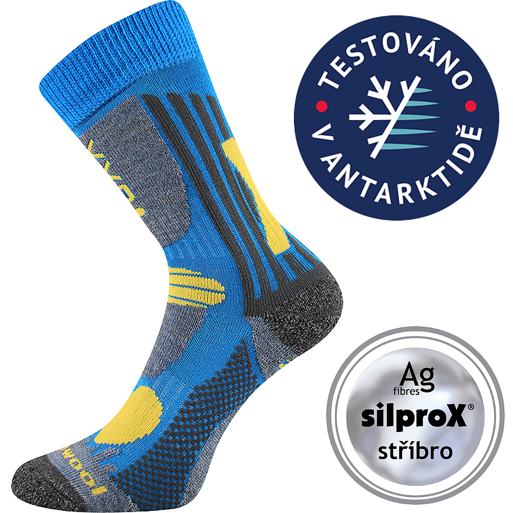 VoXX chlapecké merino ponožky Vision modrá