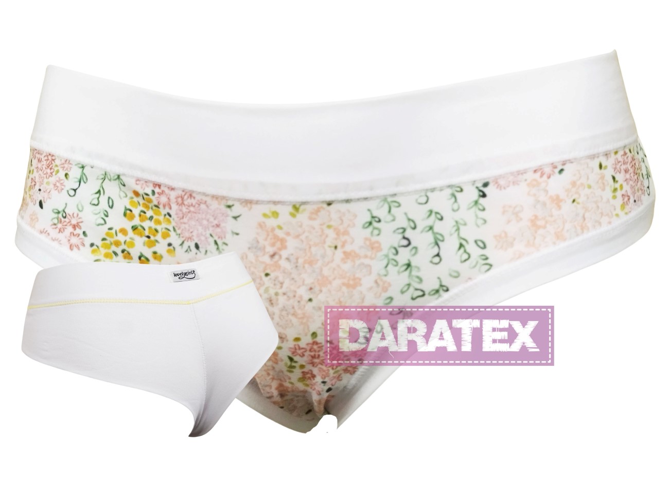 LOVELYGIRL dámské brazilky D6581 bílá