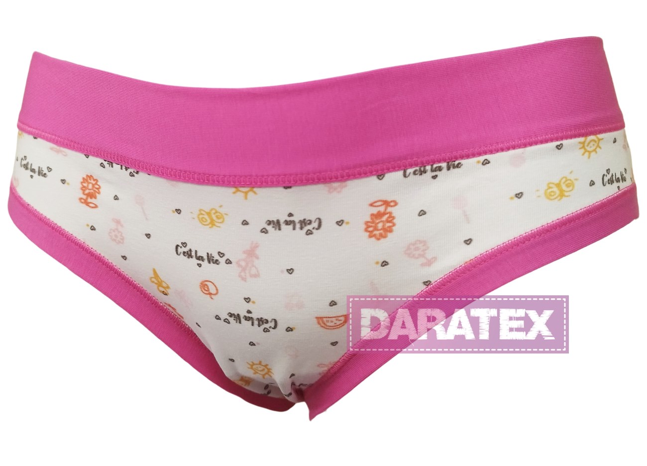 EMY bimba juniorské kalhotky B2912J tm.růžová