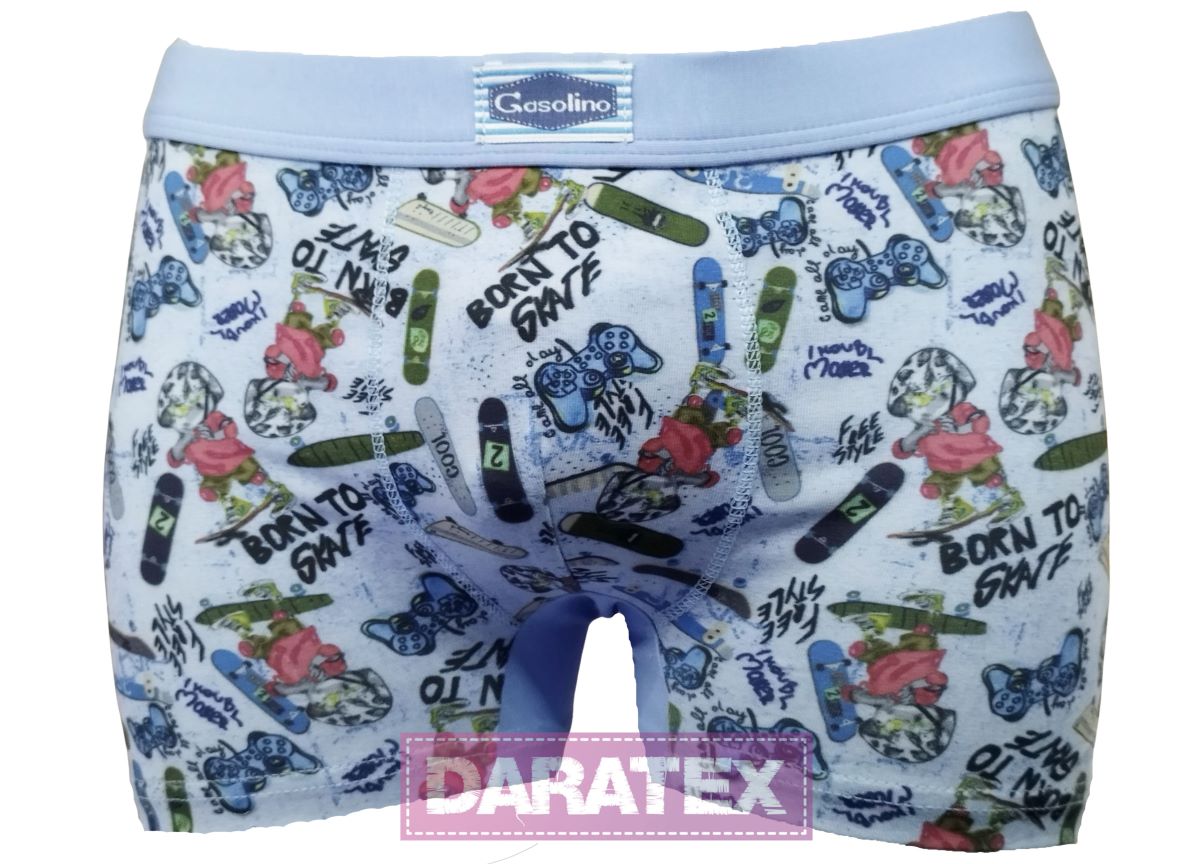 Gasolino Emy chlapecké boxerky U3798 sv.modrá