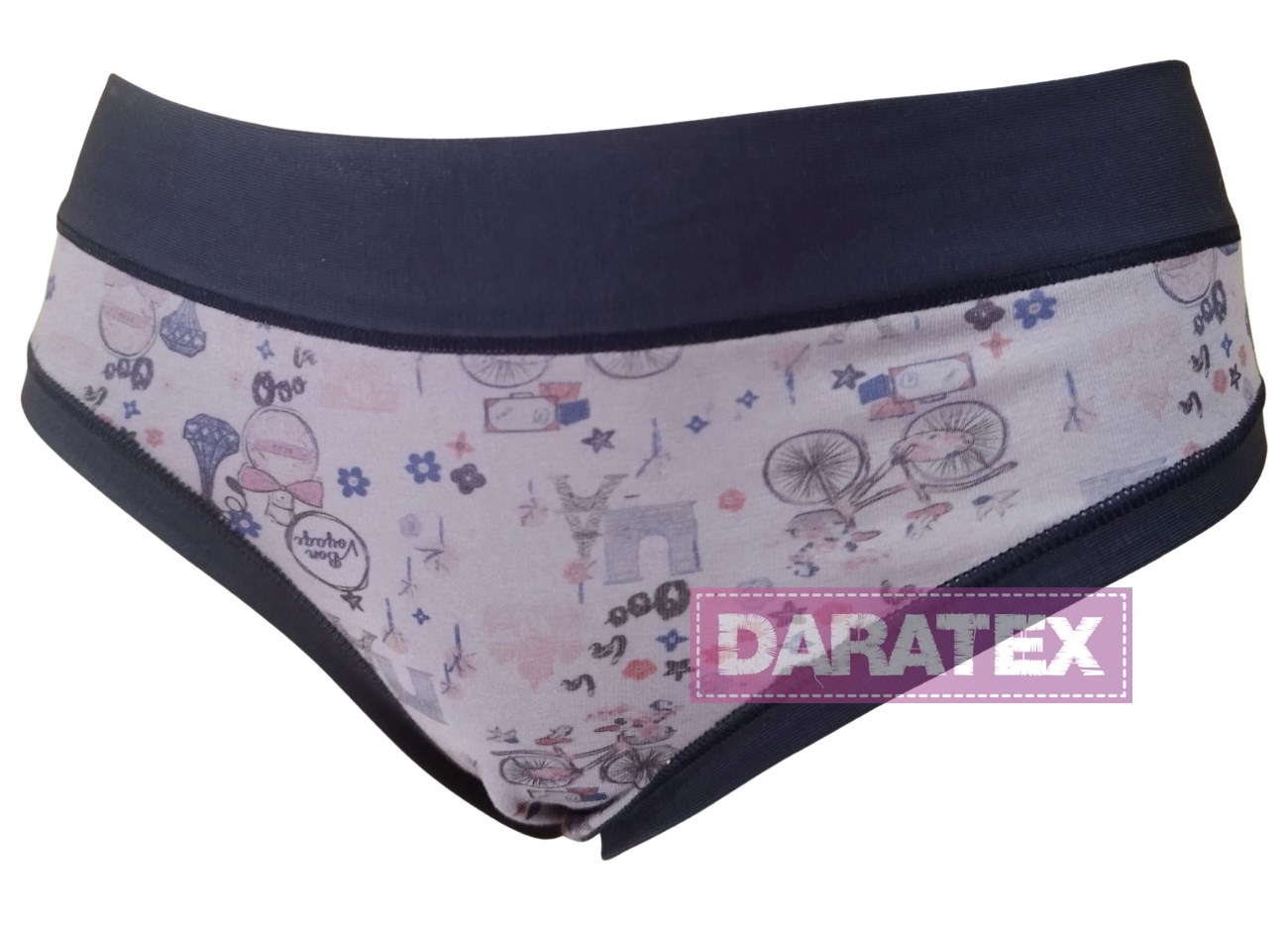 LOVELYGIRL dámské kalhotky D6777 modrá
