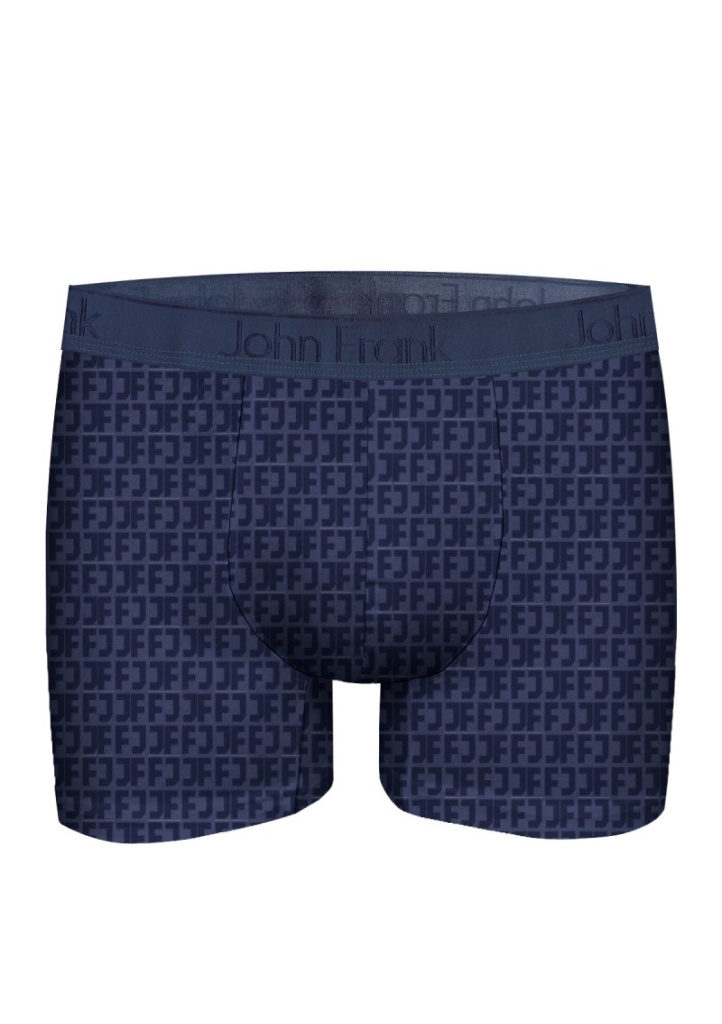 Pánské boxerky John Frank modal JFBJACQ22 modrá