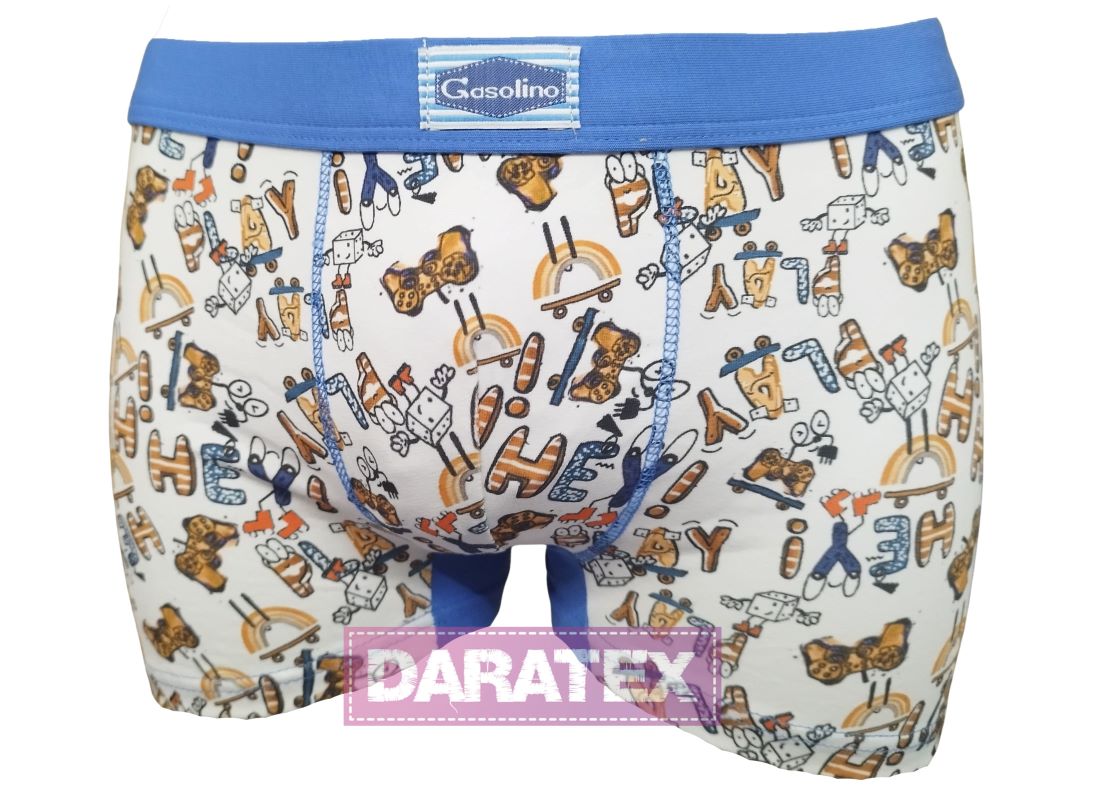 Gasolino Emy chlapecké boxerky U3824 stř.modrá