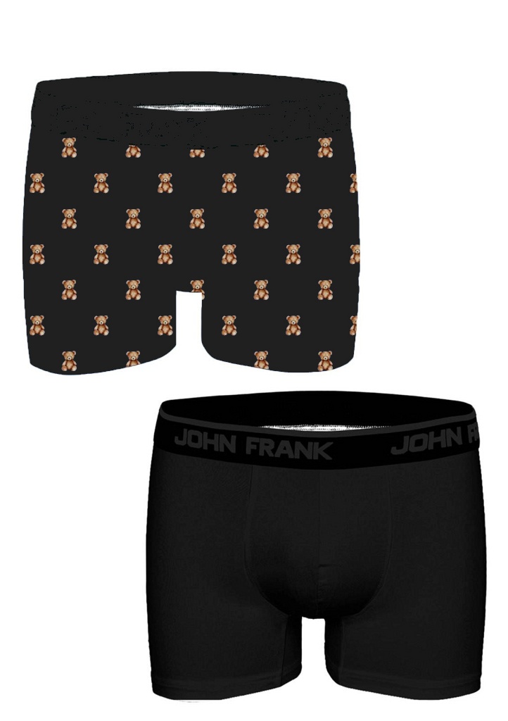 Pánské modalové boxerky sada 2 pack John Frank JF2BFUN102