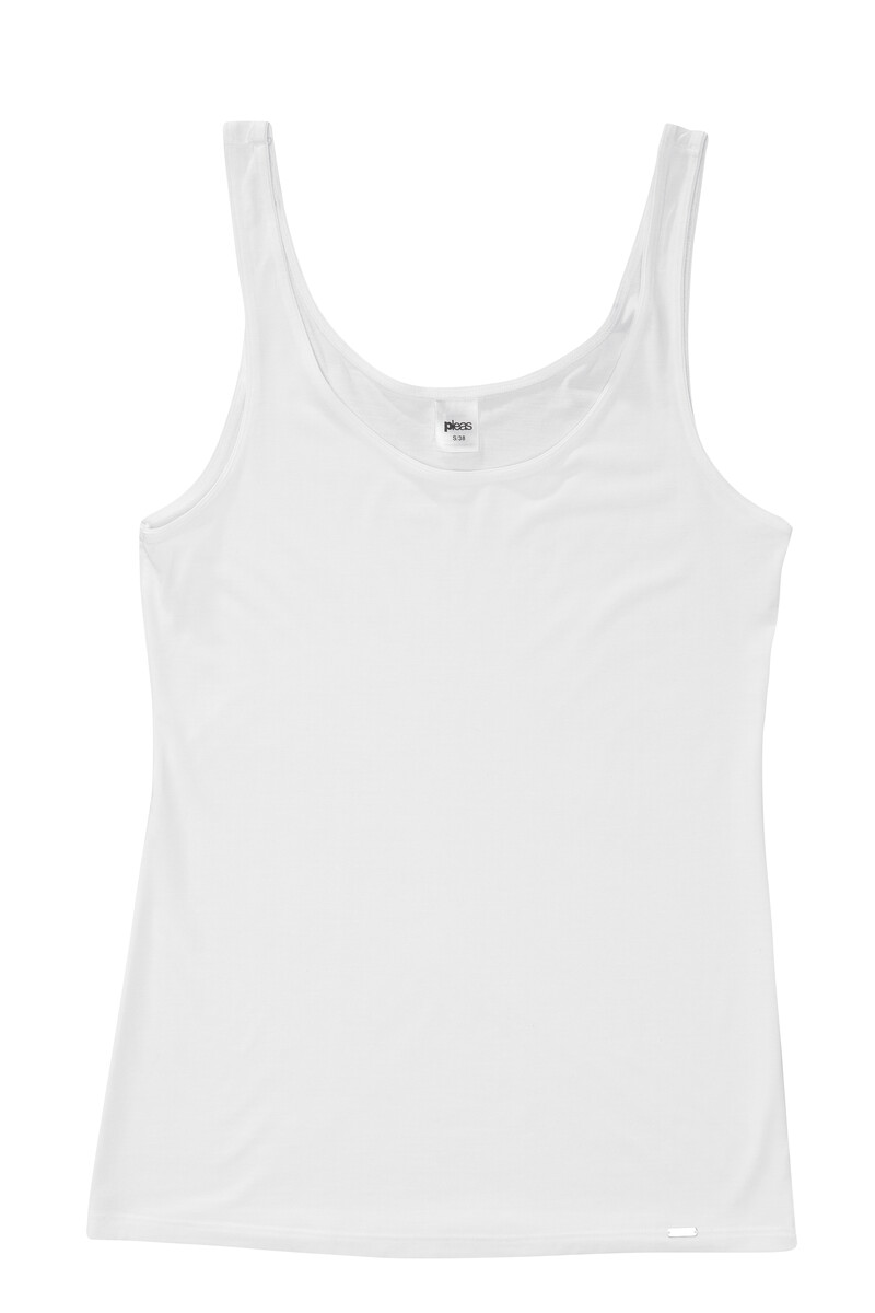 PLEAS dámská modalová košilka 162881 bílá