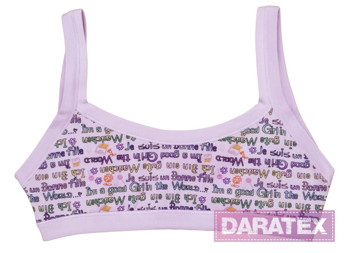 EMY bimba dívčí podprsenka / bolerko BB759 fialová