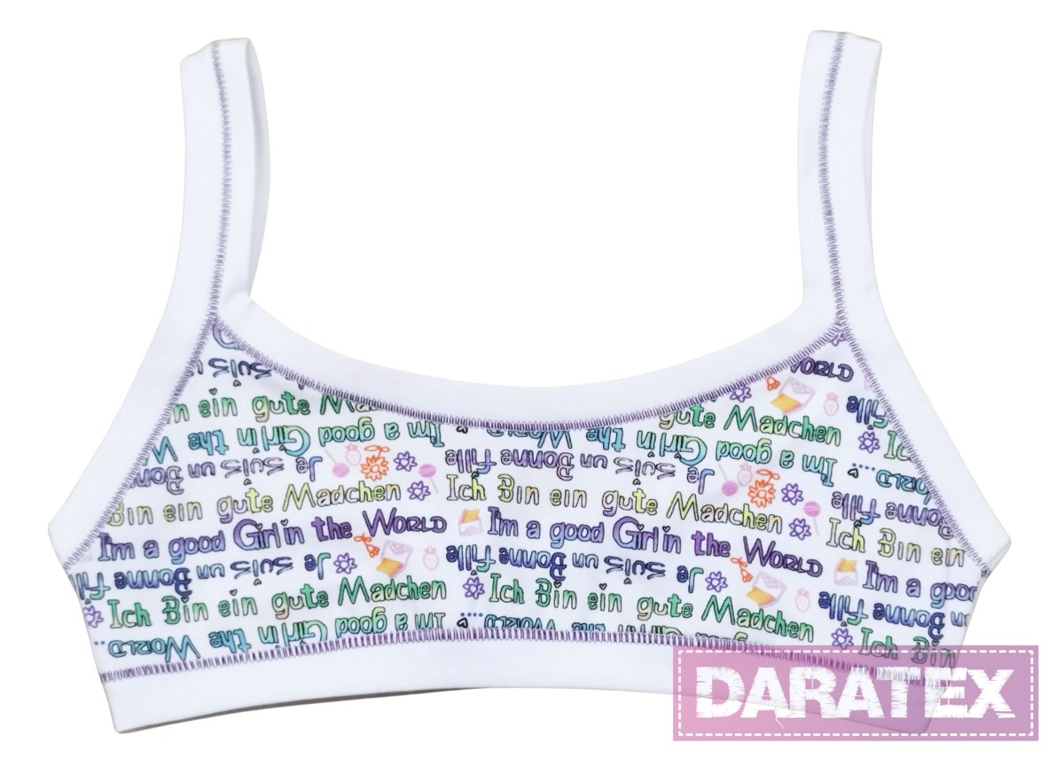 EMY bimba dívčí podprsenka / bolerko BB759 bílá