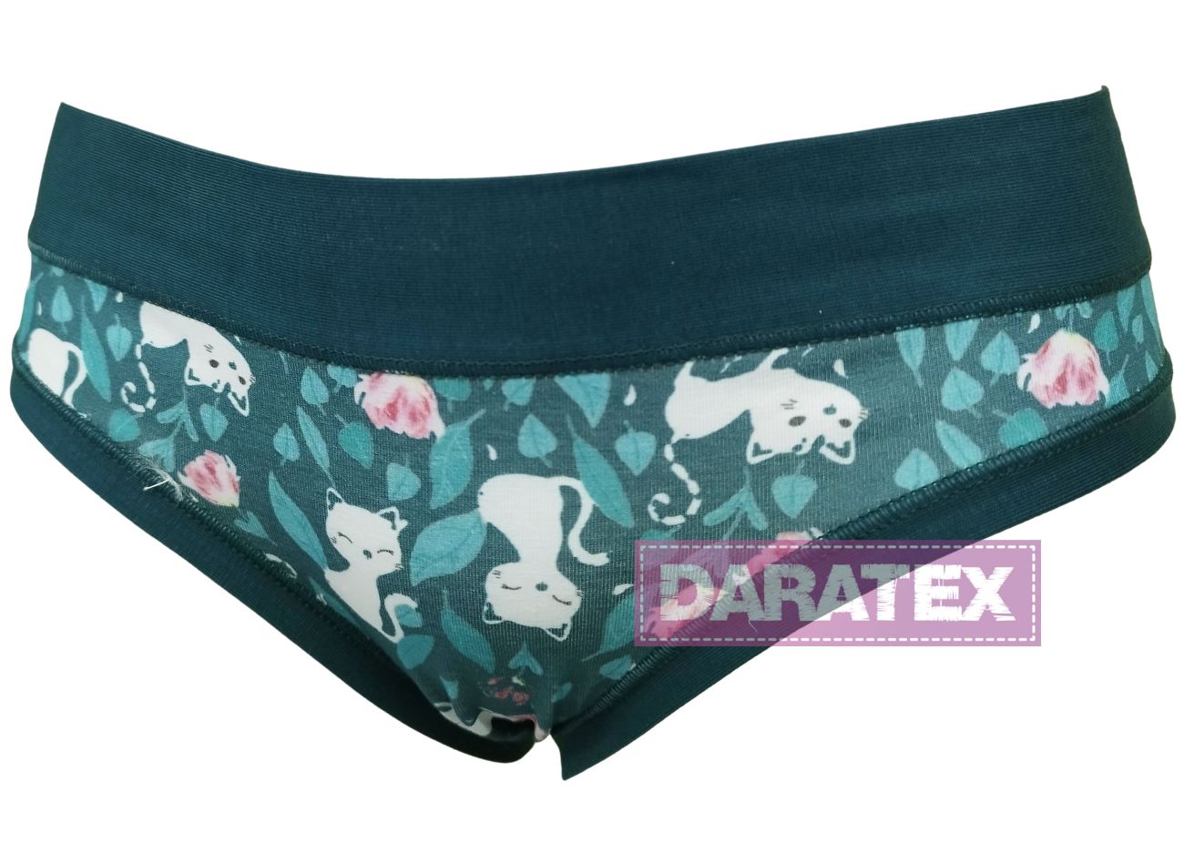 LOVELYGIRL dámské kalhotky D6688 zeleno modrá