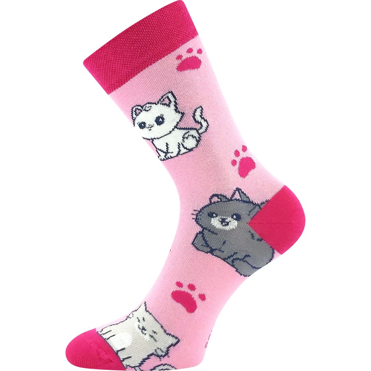 BOMA  dívčí ponožky Kaito F-kočky