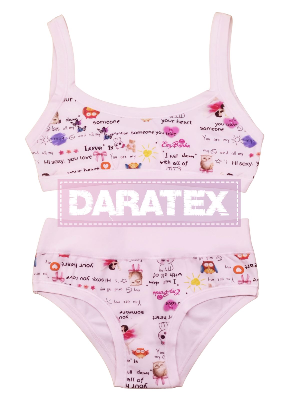 EMY bimba dívčí souprava BB764+B2990 meruňková