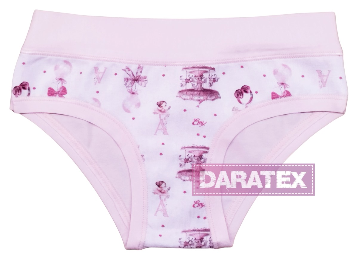 EMY bimba dívčí kalhotky B2984 meruňková