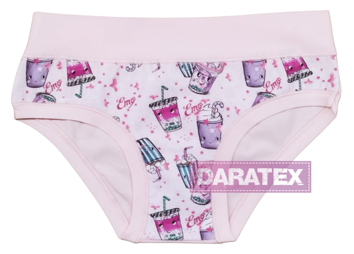 EMY bimba dívčí kalhotky B2996 meruňková