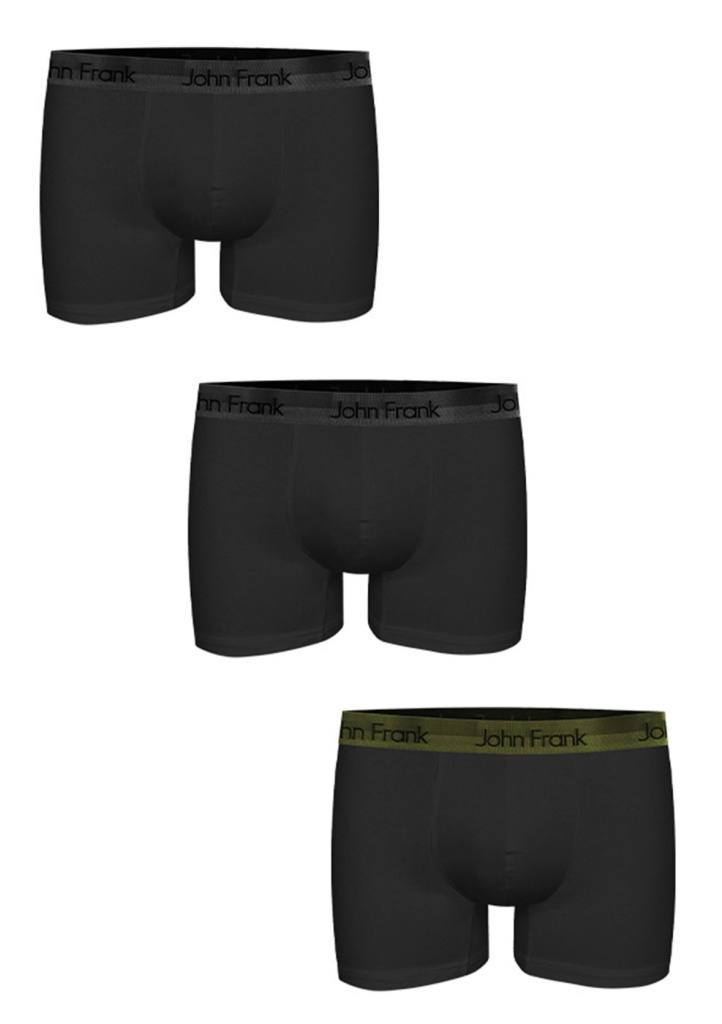 Pánské boxerky sada 3 pack John Frank JF3BPB03