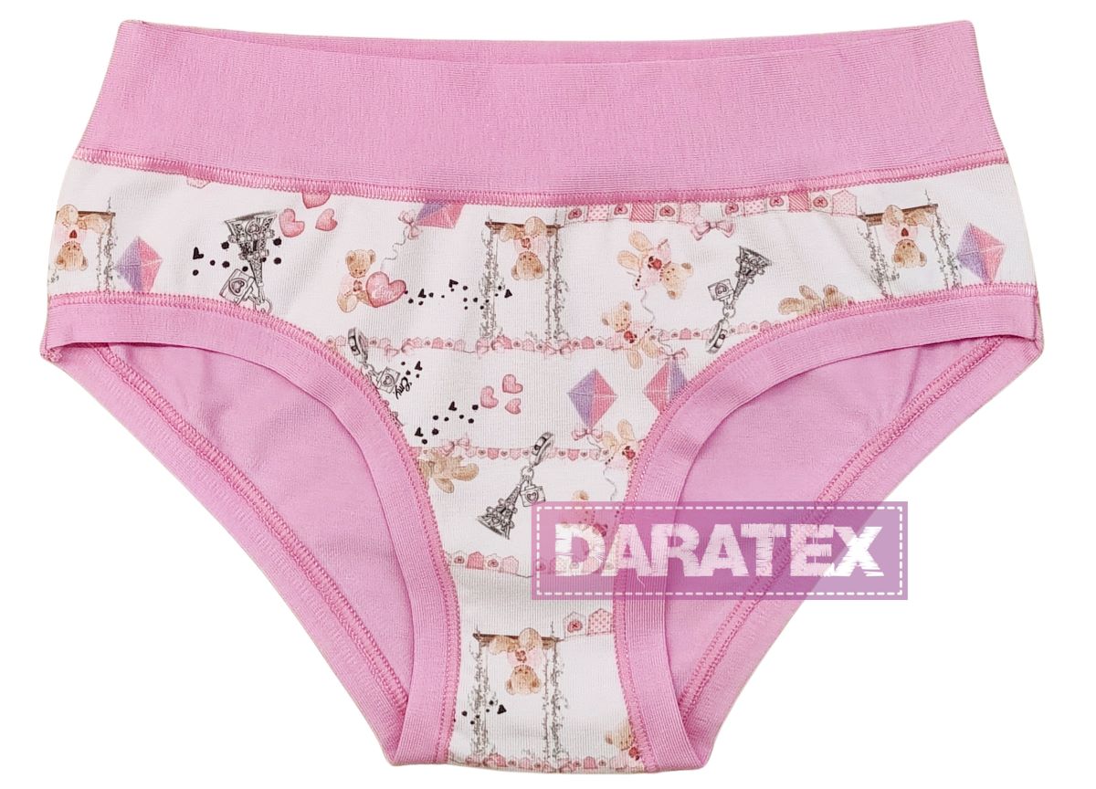 EMY bimba dívčí kalhotky B3026 sv.růžová
