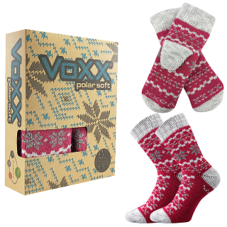 VoXX set ponožky+palčáky Trondelag růžová