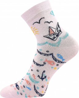 LONKA dívčí ponožky Dedotík-D rybičky
