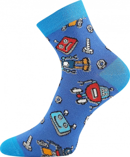 LONKA chlapecké ponožky Dedotík-C roboti
