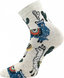 LONKA chlapecké ponožky Dedotík-C lamy