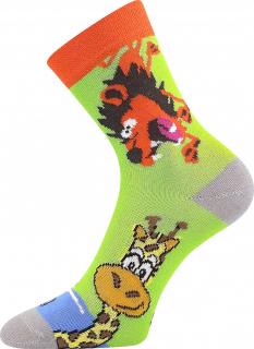 LONKA chlapecké ponožky Woodik-B lev