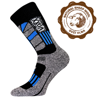 VoXX dámské vlněné ponožky Traction modrá