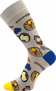 LONKA pánské ponožky WOODOO-23 snídaně