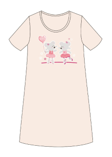 Cornette dívčí noční košile 548 Myšky
