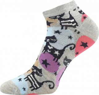 LONKA dívčí ponožky Dedonik-F kočky