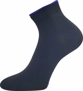 LONKA dámské ponožky Fides černá/fialová