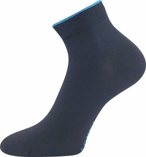 LONKA dámské ponožky Fides černá/tyrkys