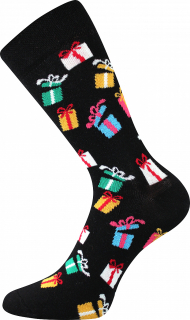 BOMA vánoční ponožky C dárky