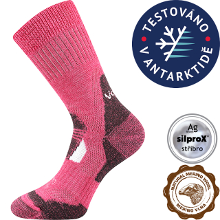 VoXX merino ponožky Stabil Climayarn růžová
