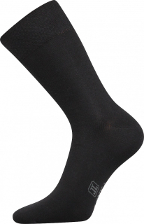 LONKA pánské společenské ponožky Decolor černá