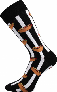 LONKA pánské ponožky Defood hotdog