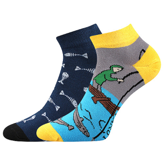 LONKA pánské ponožky Dabl rybář