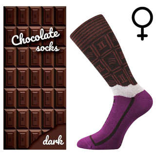 LONKA dámské ponožky Chocolate dark 