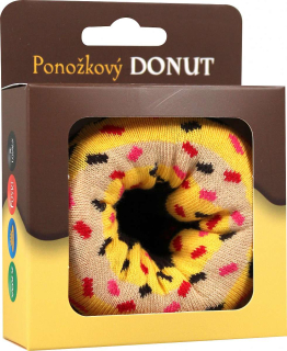 BOMA ponožky Donut žlutá