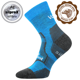 VoXX merino ponožky Granit modrá